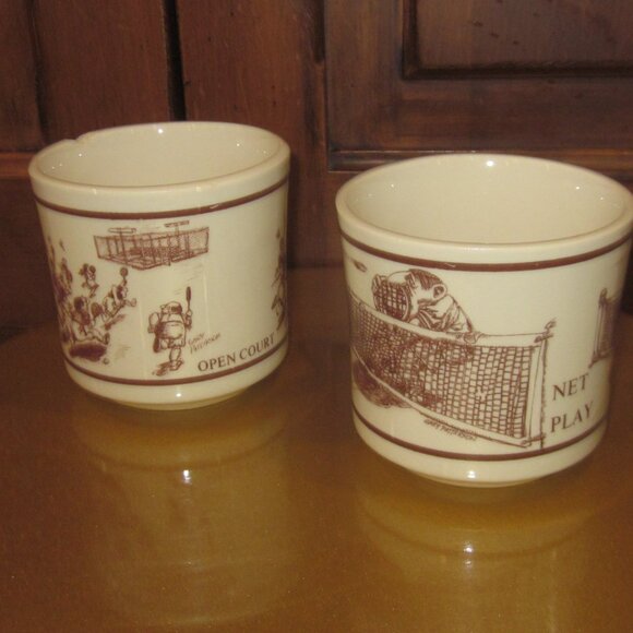 Vintage Tennis Coffee Mug Gary Patterson - Picture 1 of 5